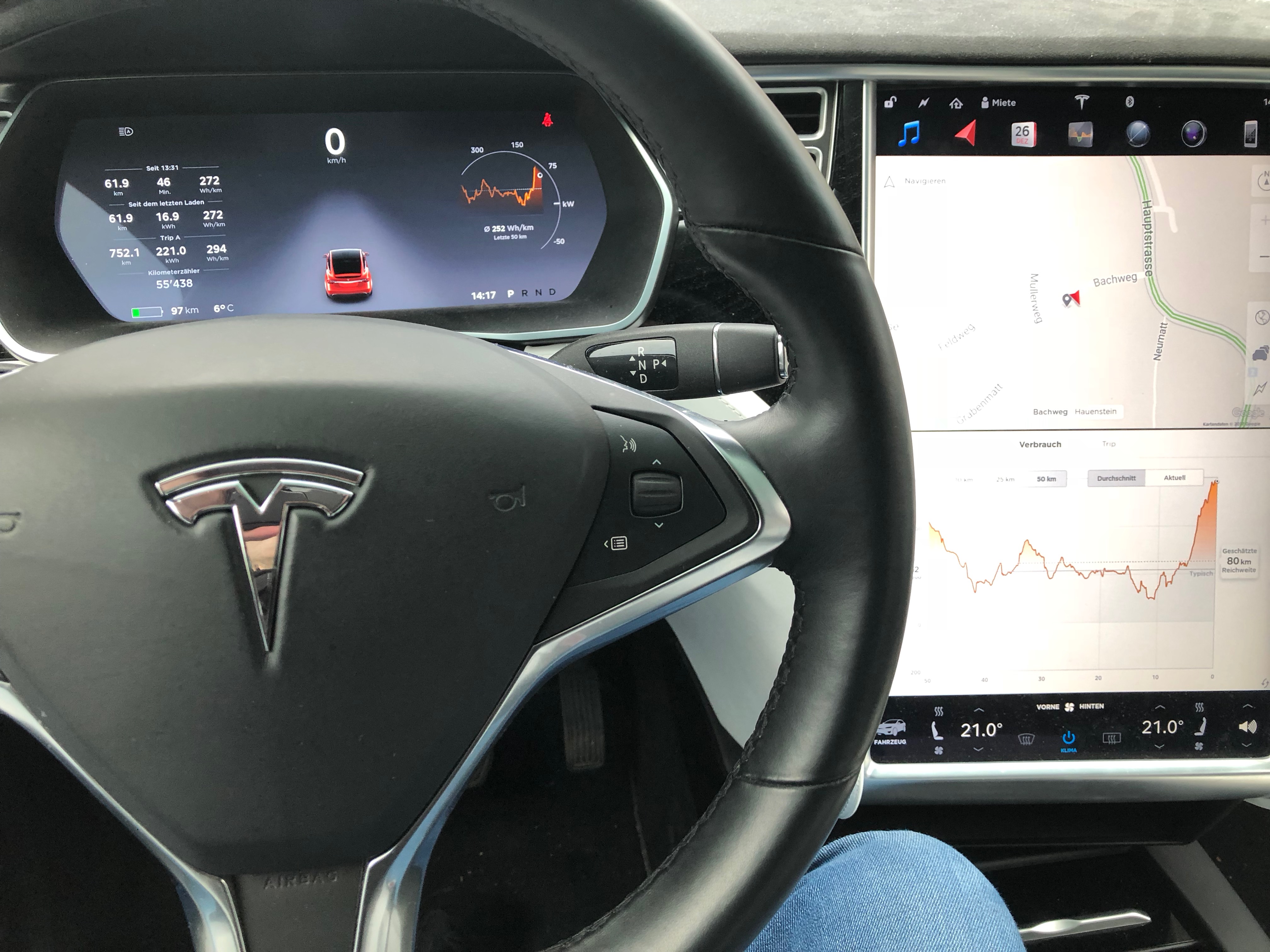 Tesla Model X Cockpit